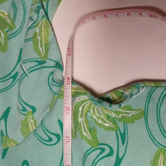 Palm Grove petite size PS palm trees all over front w/ sequin on front - Picture 5 of 8